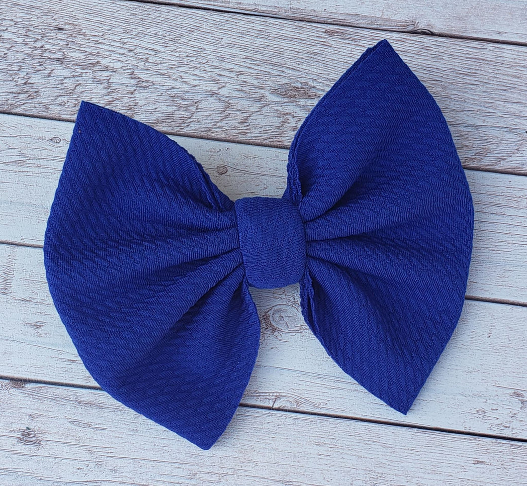 Royal Solid Fabric Bow