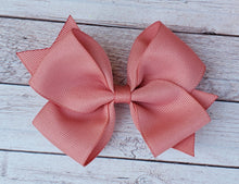 Load image into Gallery viewer, Dusty Rose Solid Ribbon Bow
