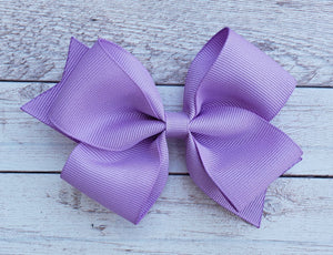 Orchid Purple Solid Ribbon Bow