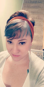 Rainbow Swirl Tie Dye Mama Wide Headband