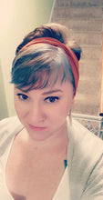 Load image into Gallery viewer, Shamrock Stripes Mama Wide Headband
