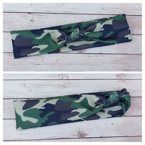 Camo Mama Skinny Knot Headband