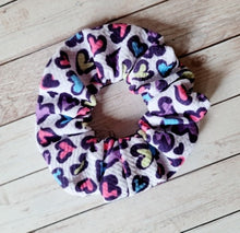 Load image into Gallery viewer, Colorful Hearts Scrunchie
