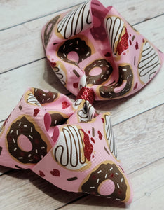 Valentine's Jelly Donuts JUMBO bow