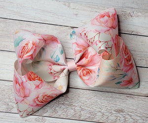 Spring Roses JUMBO bow