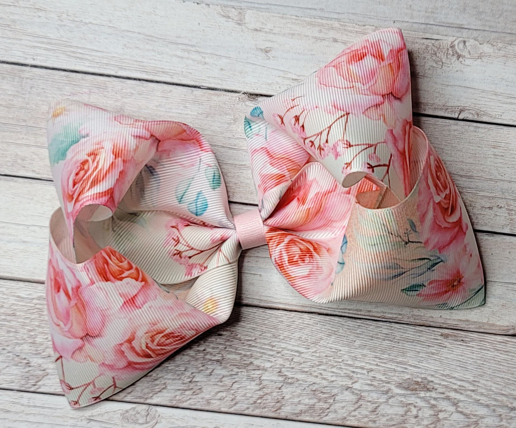 Spring Roses JUMBO bow