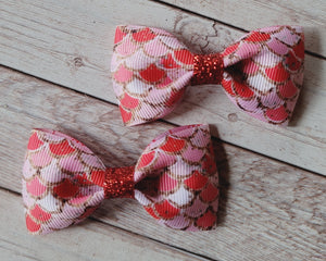 Mermaid Scales Valentine's Piggies Set