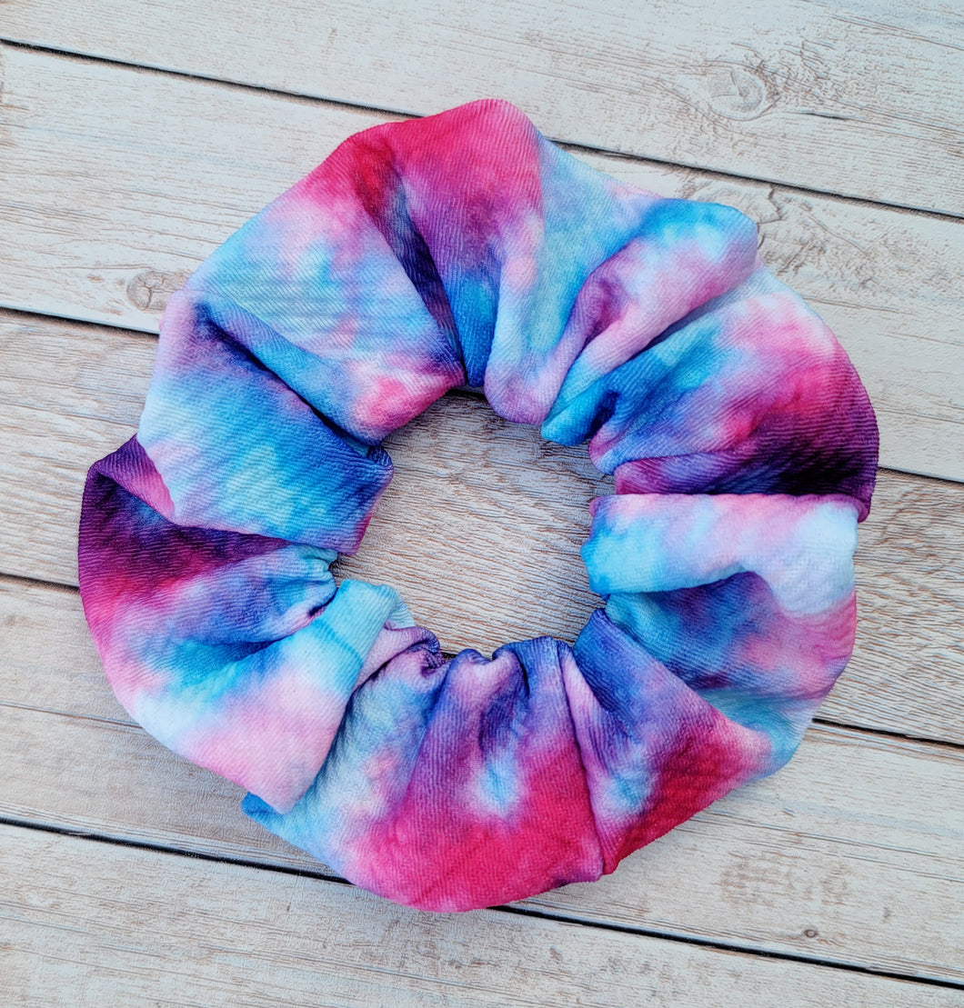 Cotton Candy Tie Dye Scrunchie