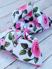 Load image into Gallery viewer, Pink Roses JUMBO bow
