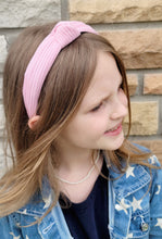 Load image into Gallery viewer, Light Pink Hard Knot Headband
