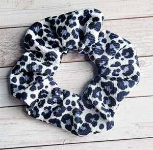 Snow Leopard Scrunchies