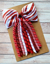 Load image into Gallery viewer, Candy Cane Korker Bow
