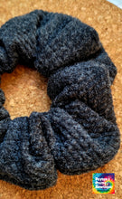 Load image into Gallery viewer, Sweater Weather Charcoal Scrunchies
