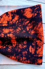Load image into Gallery viewer, Black And Orange Mama Wide Headband
