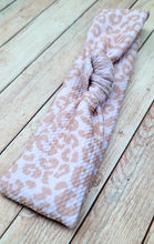 Load image into Gallery viewer, Nude Leopard Mama Skinny Knot Headband
