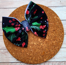 Load image into Gallery viewer, Holly Jolly Fabric Bow
