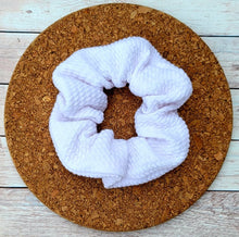 Load image into Gallery viewer, Sweater Weather White Scrunchie
