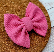 Load image into Gallery viewer, Pink Baby Solid Fabric Bow
