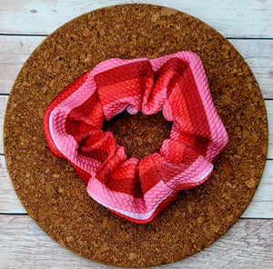 V-Day Stripes Scrunchie