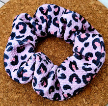 Load image into Gallery viewer, Pink Cheetah Scrunchie
