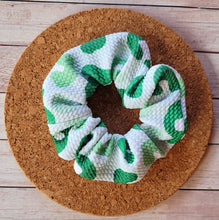 Load image into Gallery viewer, Green Cheetah Scrunchie
