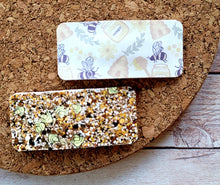 Load image into Gallery viewer, Honey Bees Clay Glitter Rectangle Snap Clip Set
