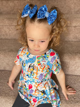 Load image into Gallery viewer, Easter Plaid Daisies Piggies Fabric Bows
