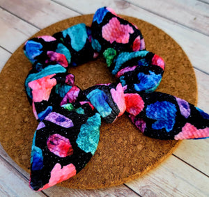 Crystals Bow Scrunchie