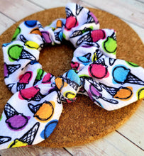 Load image into Gallery viewer, Neon Ice Cream Bow Scrunchie
