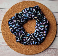 Load image into Gallery viewer, Iridescent Cheetah Scrunchie
