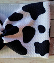 Load image into Gallery viewer, Cow Print Mama Wide Headband
