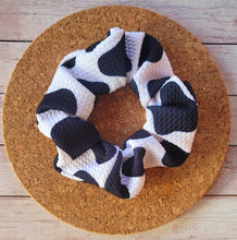 Load image into Gallery viewer, Cow Print Scrunchie
