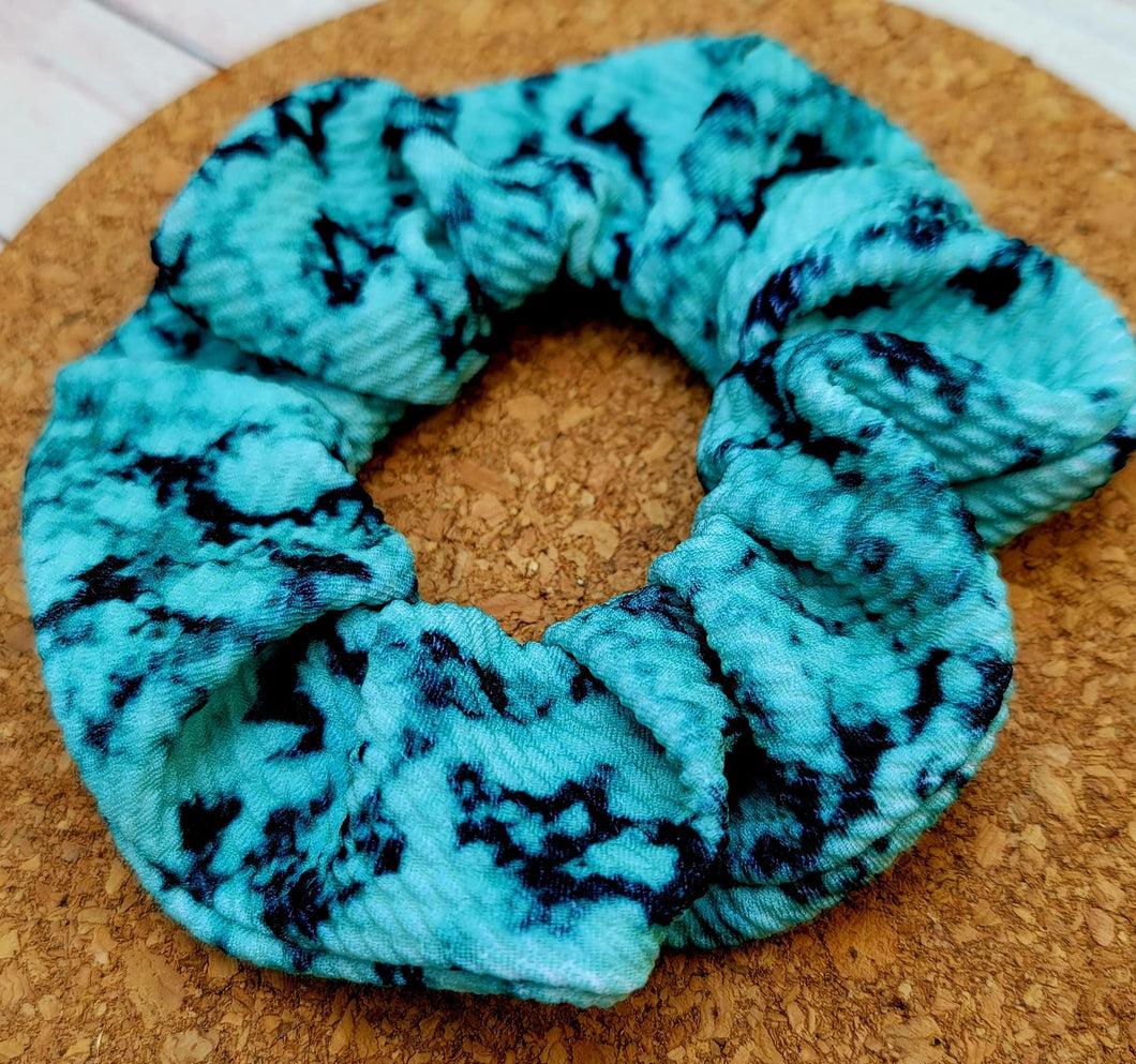 Turquoise Stone Scrunchie