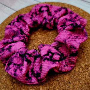 Pink Stone Scrunchie