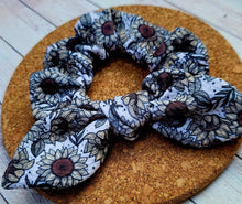 Load image into Gallery viewer, Sunflowers Bow Scrunchie
