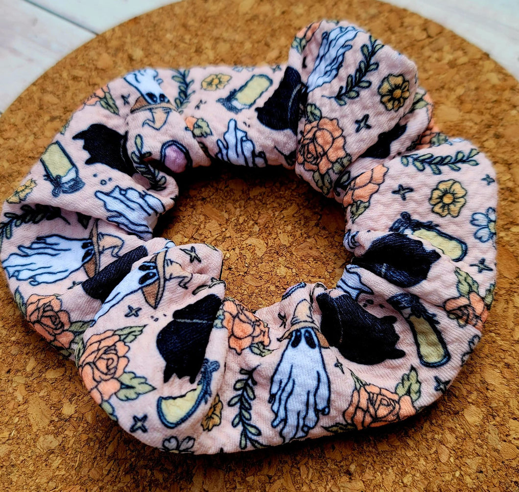 Witchy Ghosts Scrunchie