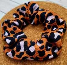 Load image into Gallery viewer, Fall Cheetah Scrunchie
