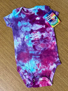 Hand Dyed Baby Bodysuit Size 6 Month