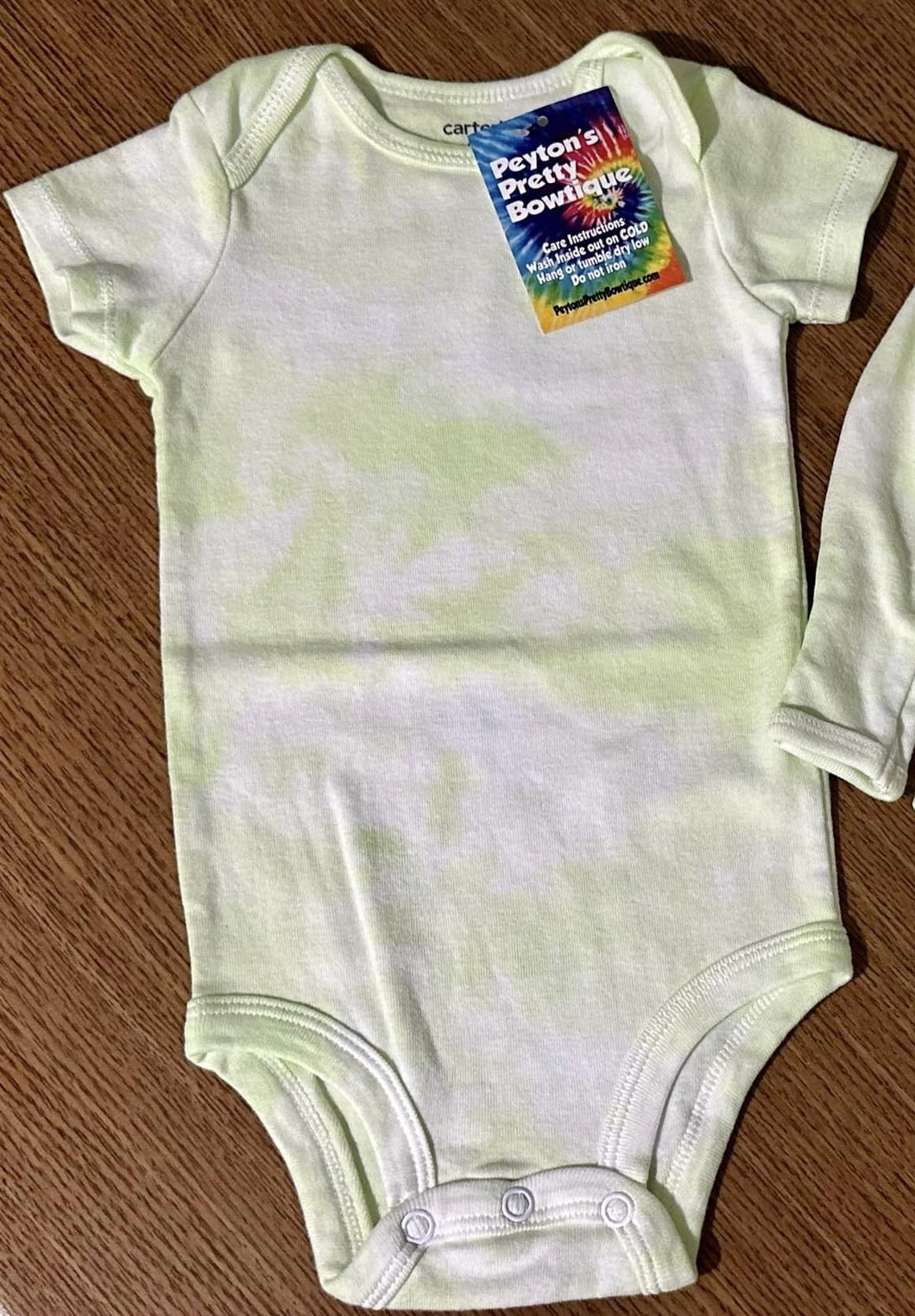 Hand Dyed Baby Bodysuit Size 9 Month