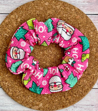 Load image into Gallery viewer, Pink Christmas Scrunchie
