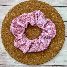 Load image into Gallery viewer, Dusty Rose Pink Glitter Scrunchie
