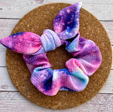 Load image into Gallery viewer, New Galaxy Bow Scrunchie
