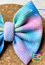 Load image into Gallery viewer, Pastel Galaxy Fabric Bow
