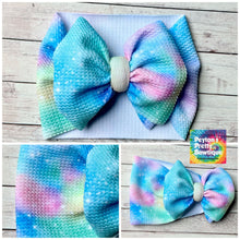 Load image into Gallery viewer, Pastel Galaxy Bow Headwrap
