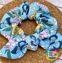 Load image into Gallery viewer, Butterfly Garden Bow Scrunchie
