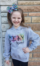 Load image into Gallery viewer, Rainbow Cheetah Fabric Bow
