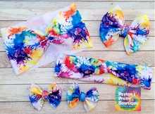 Load image into Gallery viewer, Splatter Paint Mama Skinny Knot Headband
